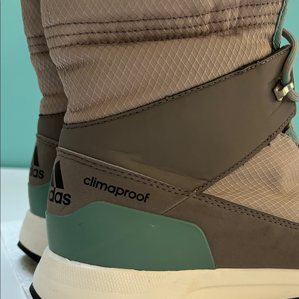 Adidas Women's Taupe and Dark Gray Winter Boots - Picture 4 of 9